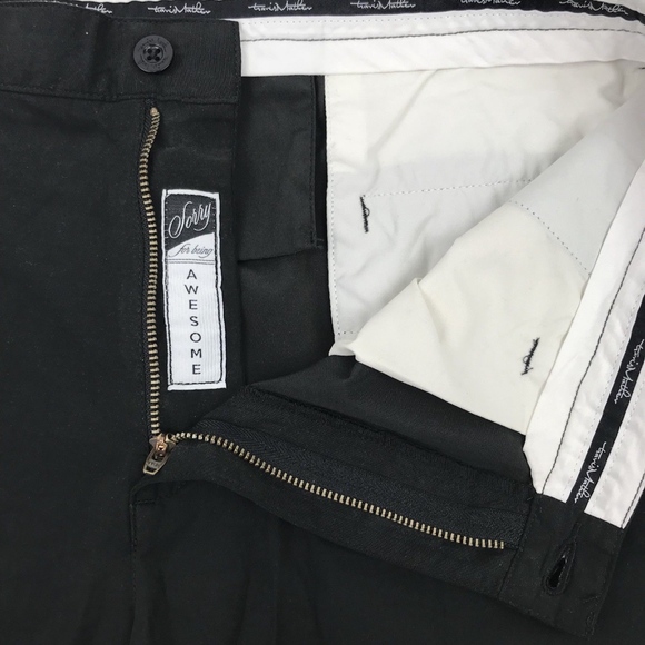 Travis Mathew  Black Flat Front Shorts - Picture 3 of 6